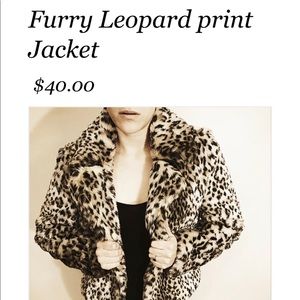 Furry Leopard Jacket